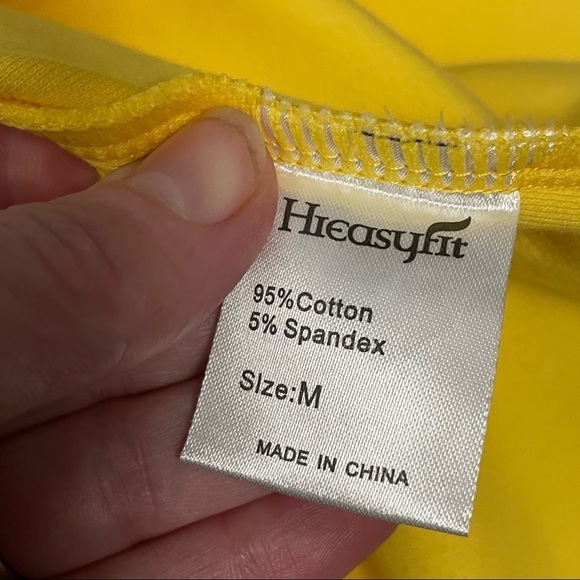 Hieasyfit NWT Thermal Undershirt Base Layer Turtleneck Long Sleeves Yellow sz M - Picture 9 of 12